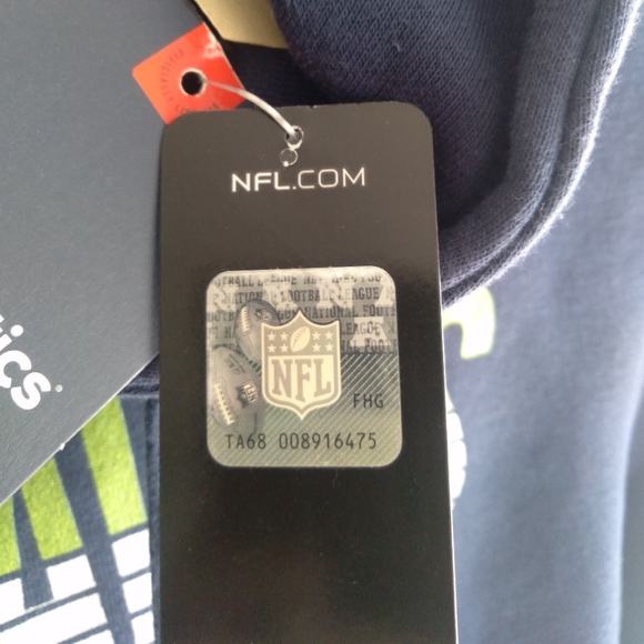 Seahawks Football Navy Hoodie - Picture 4 of 5